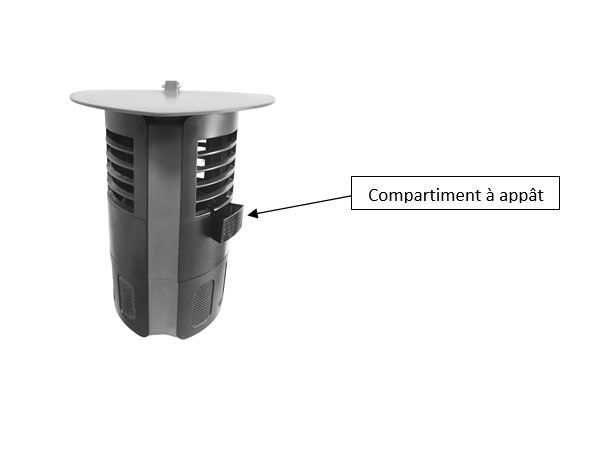 Appareil anti moustiques Photocatalyse extérieur, 400 m2